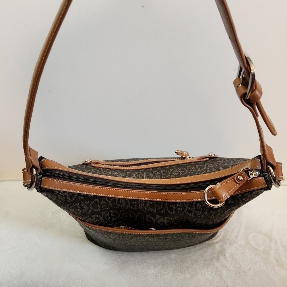 GIANI Bernini Block Signature Faux Leather Hobo Shoulder Bag Purse - Picture 10 of 16
